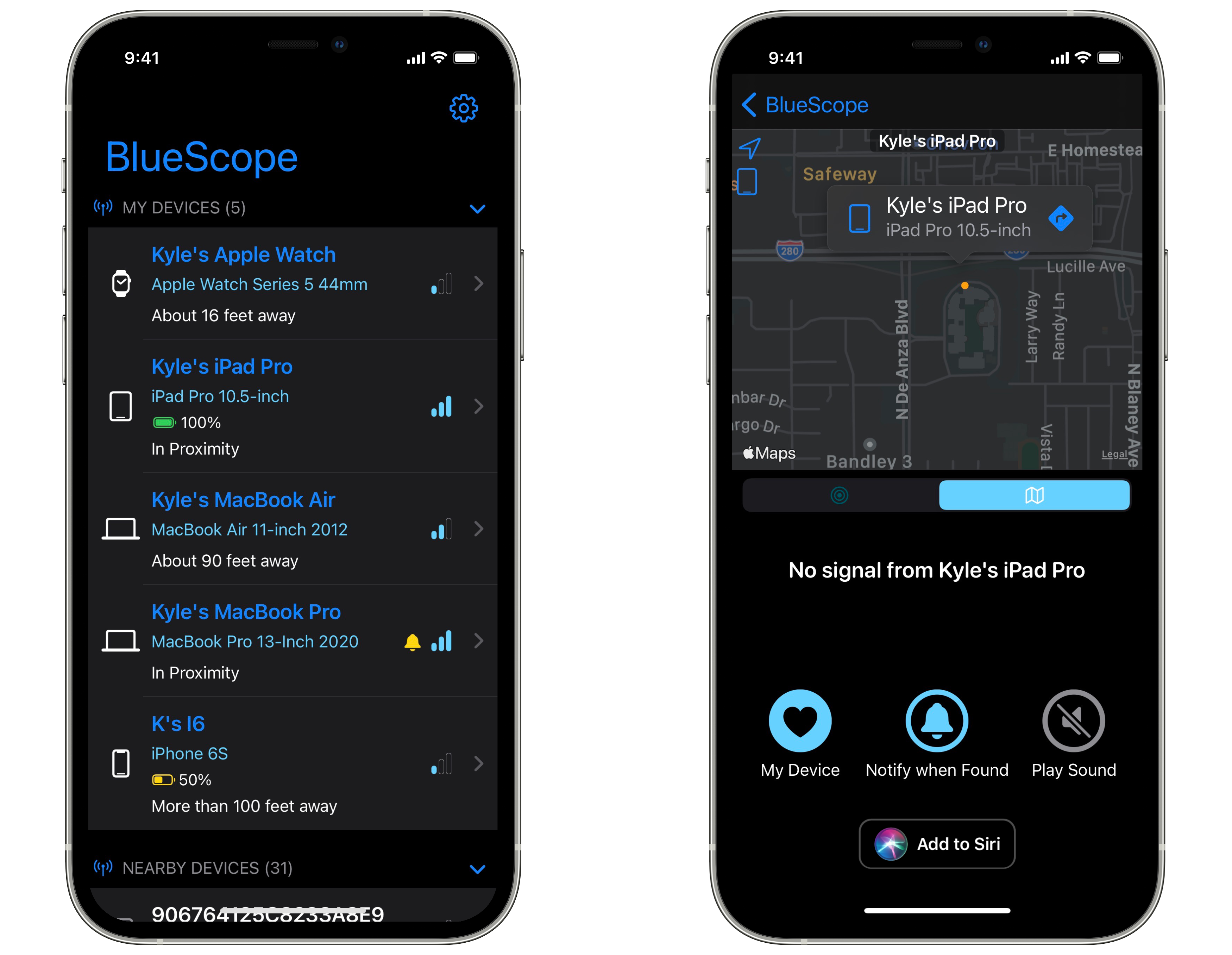 BlueScope Dark Mode support