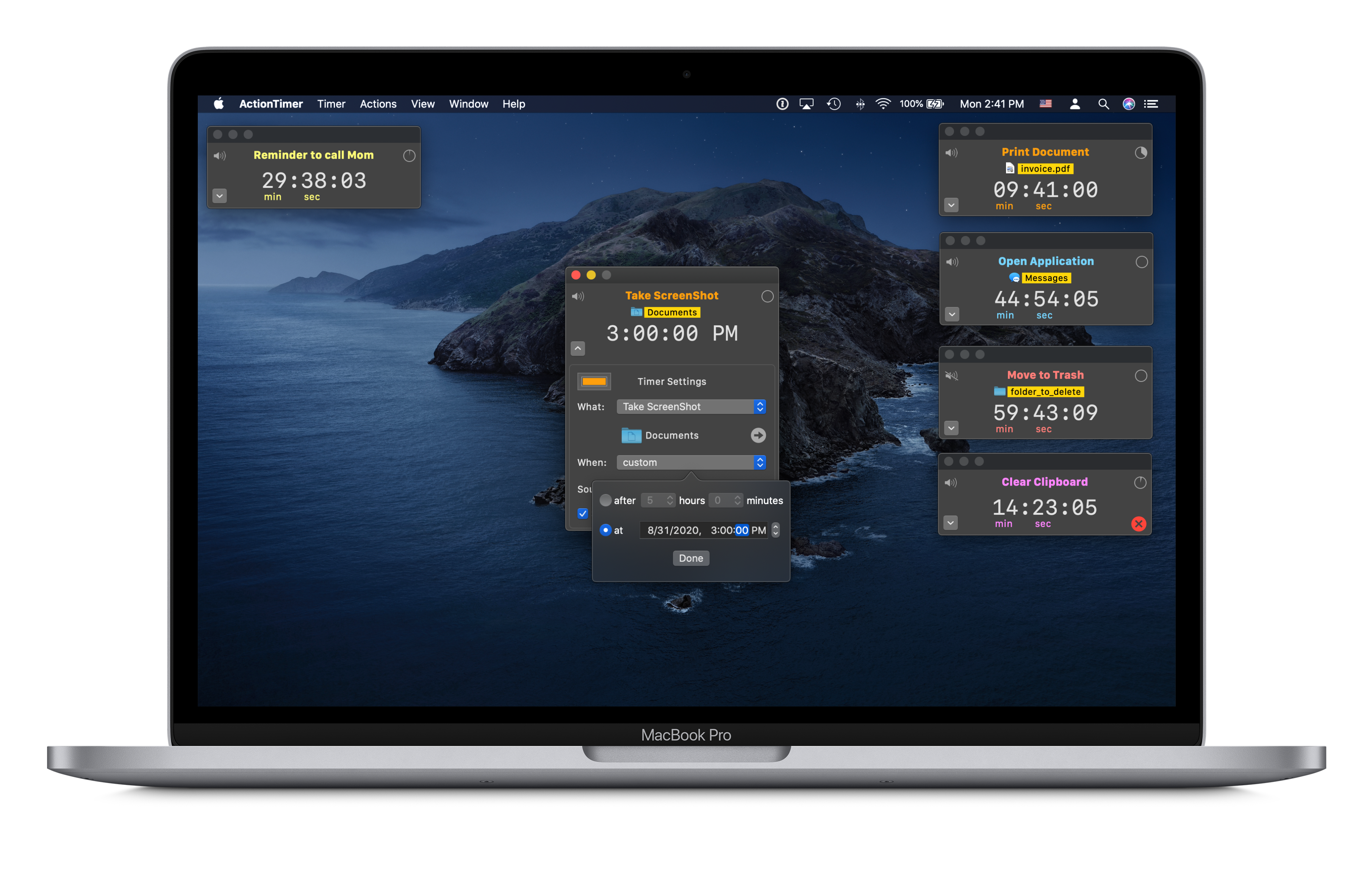 ActionTimer for Mac